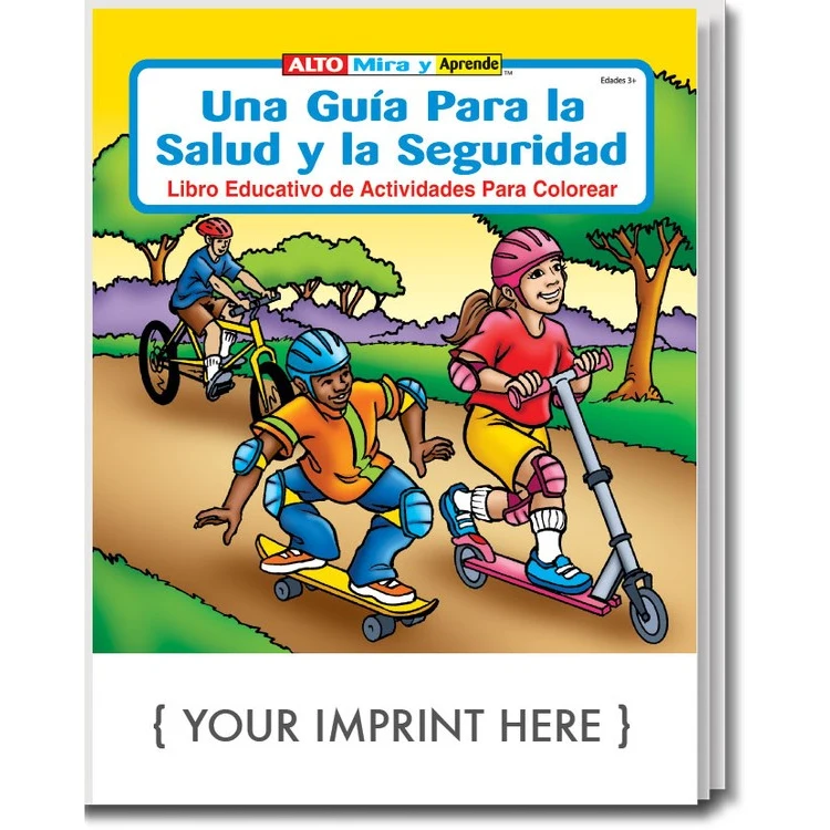 COLORING BOOK - A Guide to Health and Safety (Spanish) Coloring & Activity Book 1