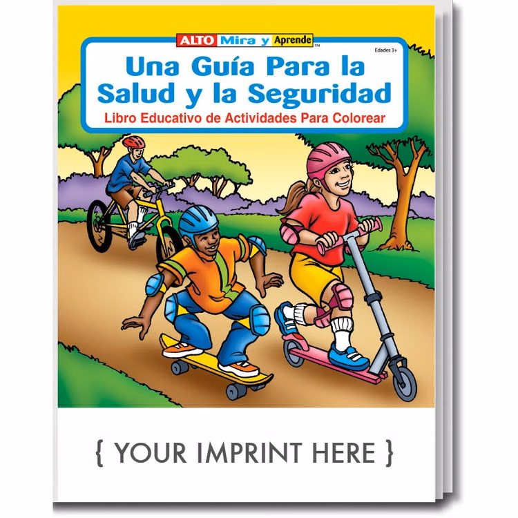 COLORING BOOK - A Guide to Health and Safety (Spanish) Coloring & Activity Book