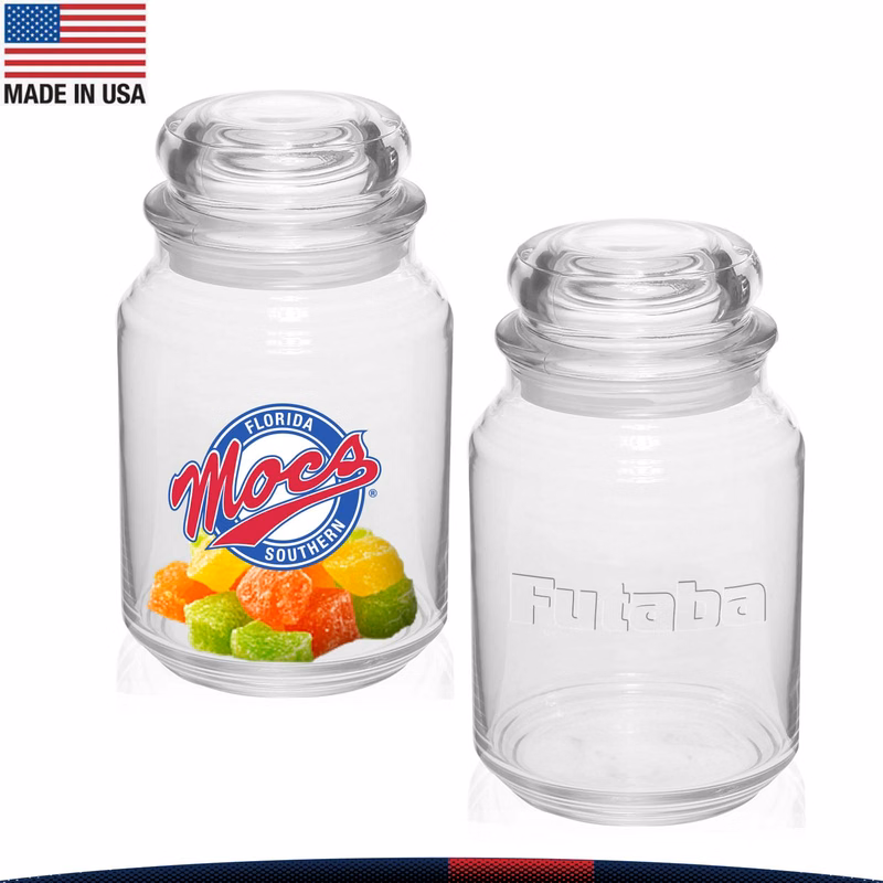 26 oz. ARC Exquisite Custom Printed Candy Jars
