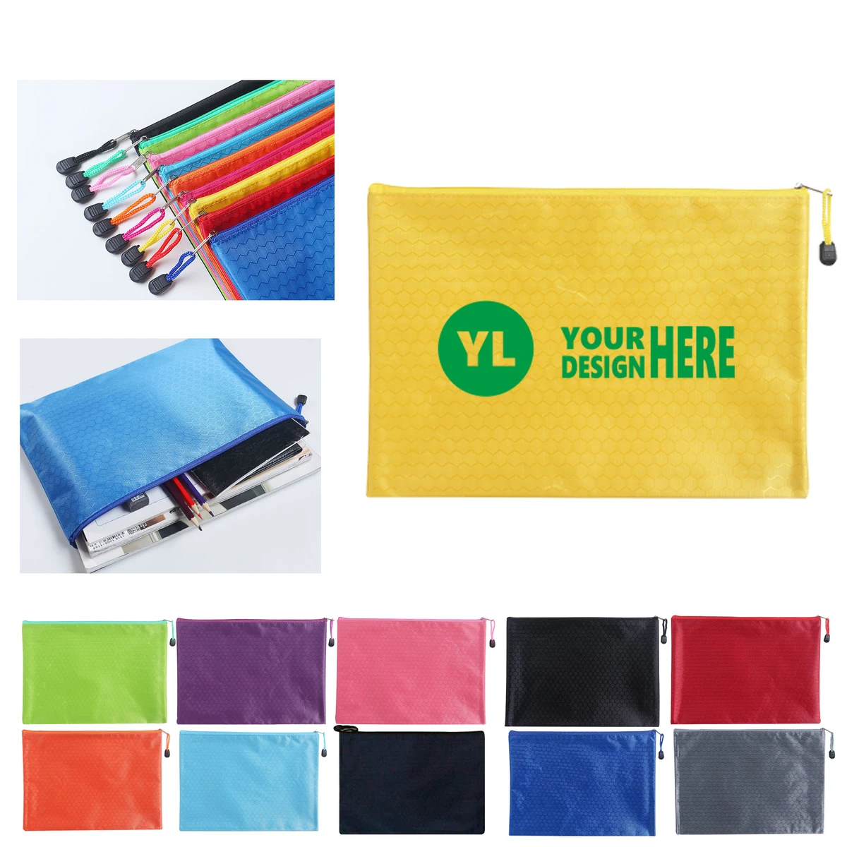 A4 Document Organizer Bags Waterproof File Folders 1