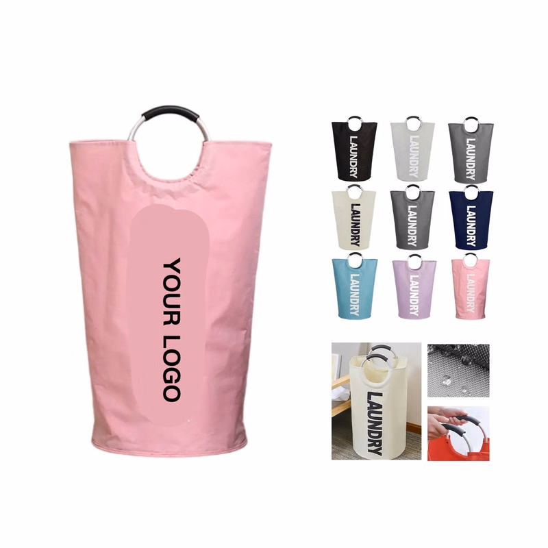 Oxford Laundry Basket with Foldable Aluminum Frame