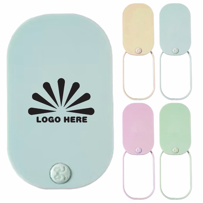 Portable Square Sliding Mirror with Custom Logo and Rounded Edges