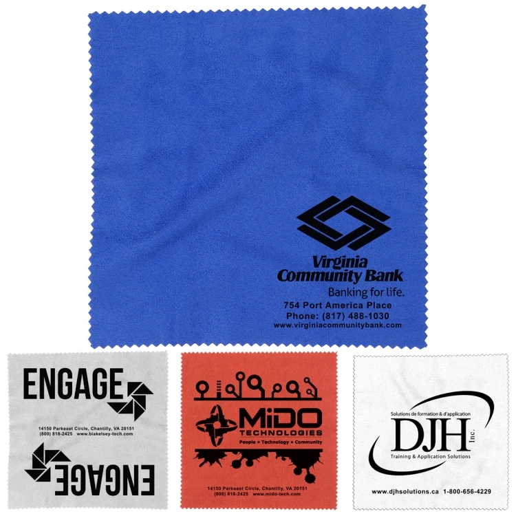 6x 6" "TopSuede" Suede Cleaning Cloth & Screen Cleaner 1