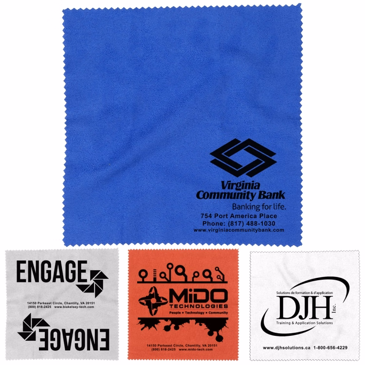 6x 6" "TopSuede" Suede Cleaning Cloth & Screen Cleaner