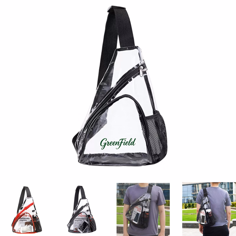 Clear Sling Bag Crossbody Backpack