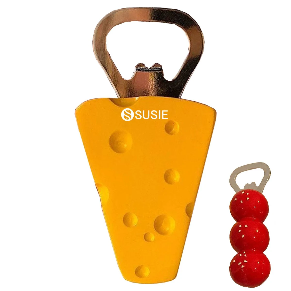 Magnetic Beer Opener Kawaii Candied Haws Cheese Fridge Decor 1