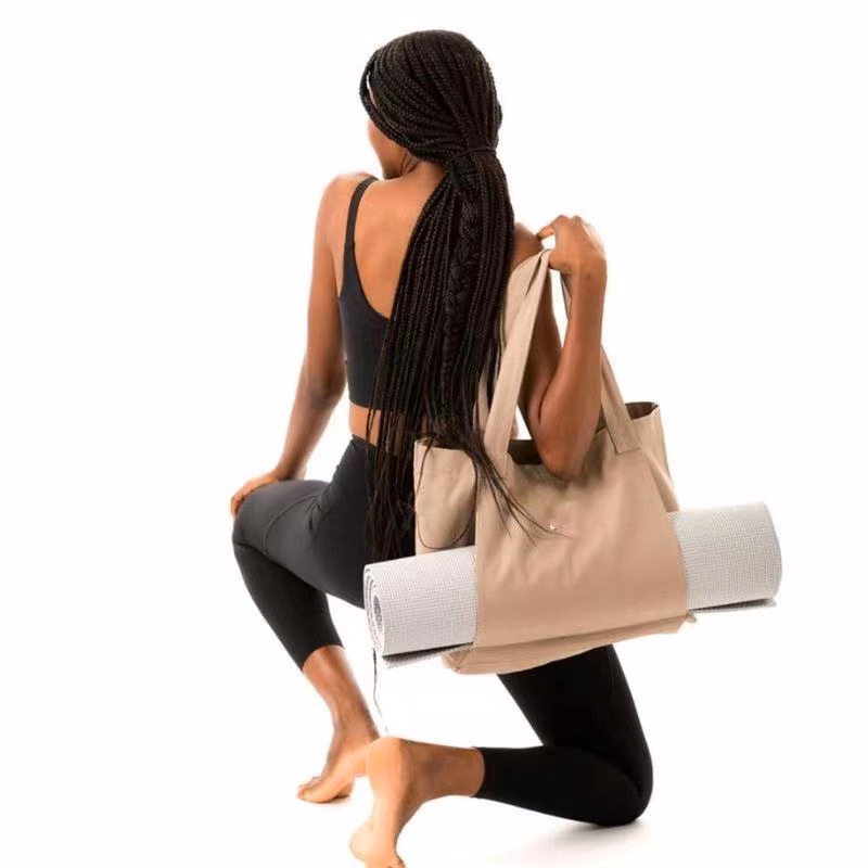 Yoga Canvas Tote Bag