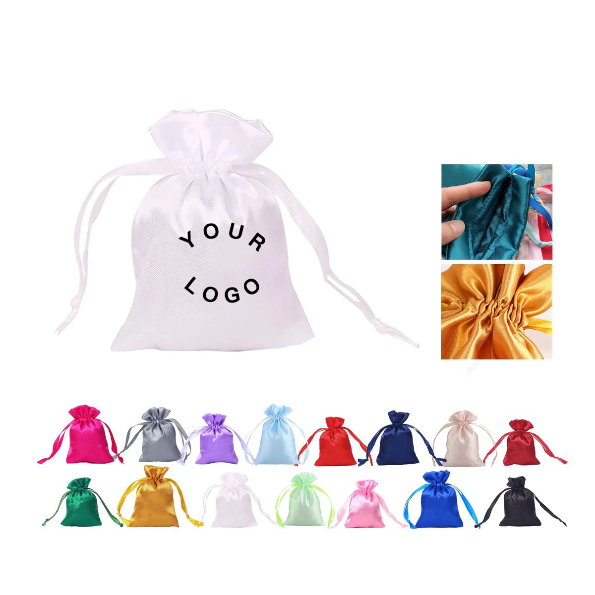 Silky Small Drawstring Bag for Trinkets 1