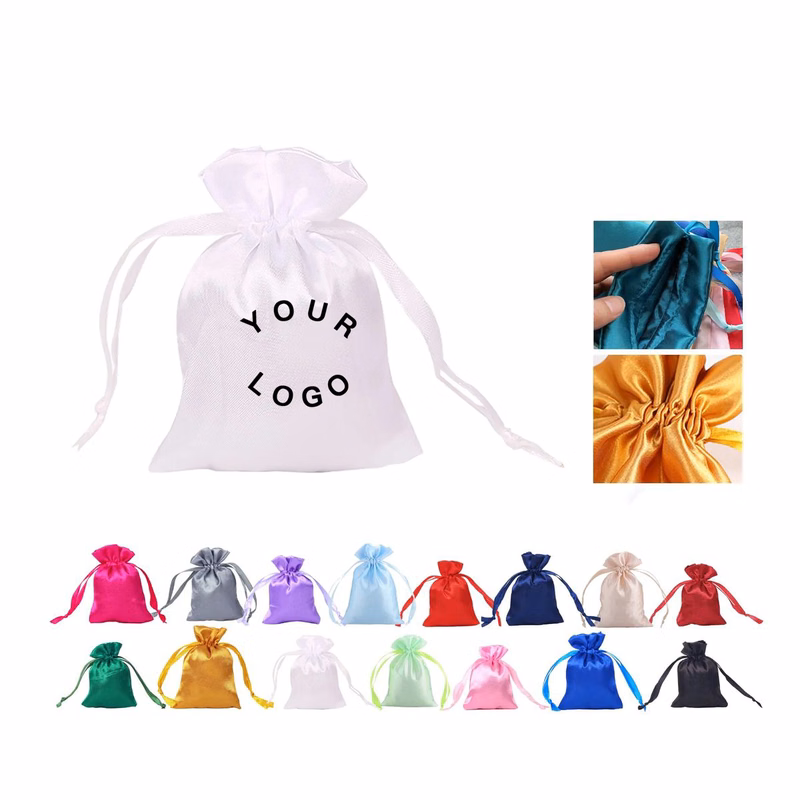 Silky Small Drawstring Bag for Trinkets