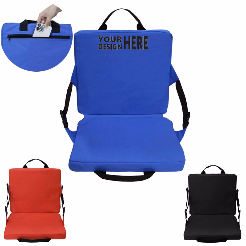 MOQ10 600D Oxford Cloth Outdoor Folding Stadium Seat