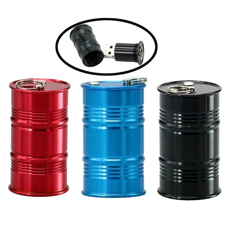 Metal Oil Drum USB Flash Drive 1