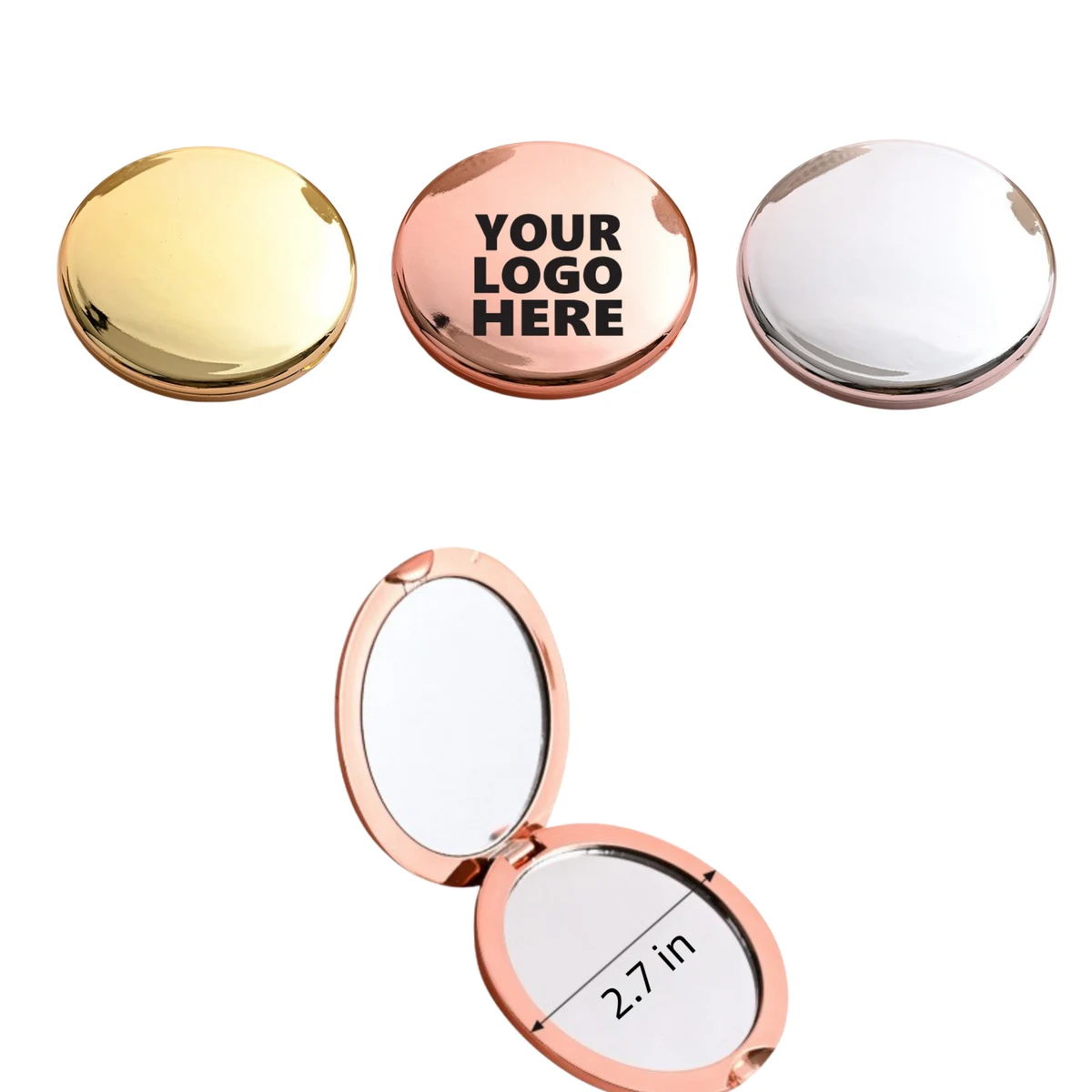 Double Sided Folding Hand Mirror 1