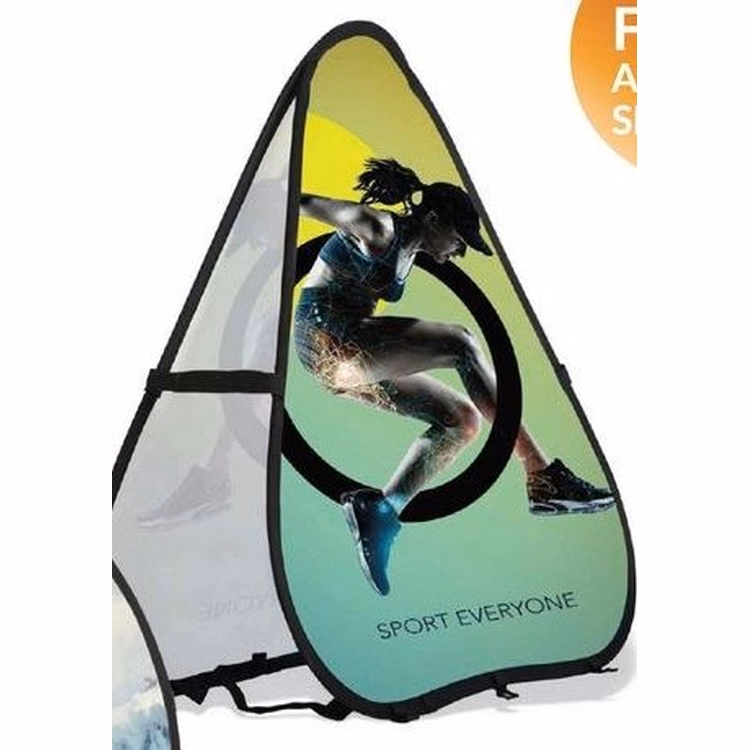 Triangle 2 Sided Pop Out Banner (47"x47")
