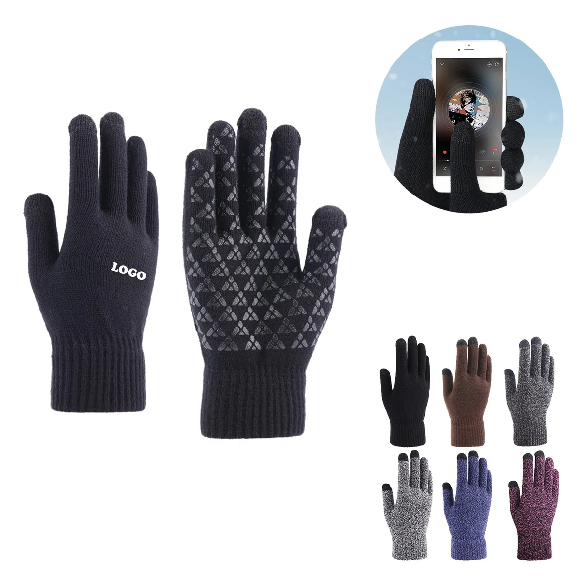 Touch Screen Anti-Slip Glove 1