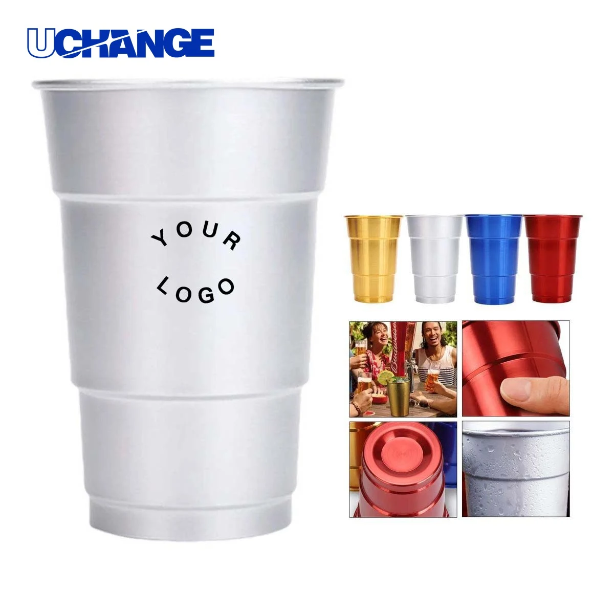 Aluminum Beer Cup Drinkware for Outdoor Events 1