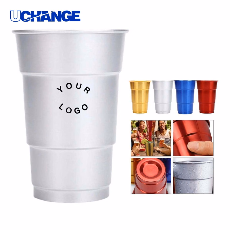 Aluminum Beer Cup Drinkware for Outdoor Events