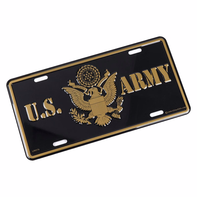 Aluminum Full Color Custom License Plate 12"L X 6"W