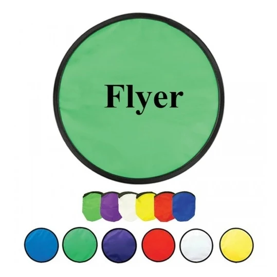 Custom Printed Folding Flying Disc With Pouch 1
