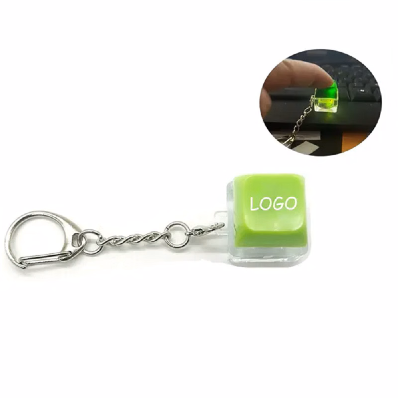 Led Keyboard Button Keychain