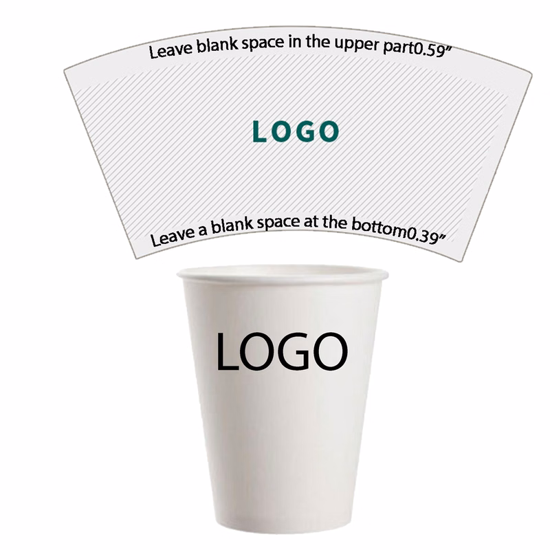 9oz White Disposable Paper Cups