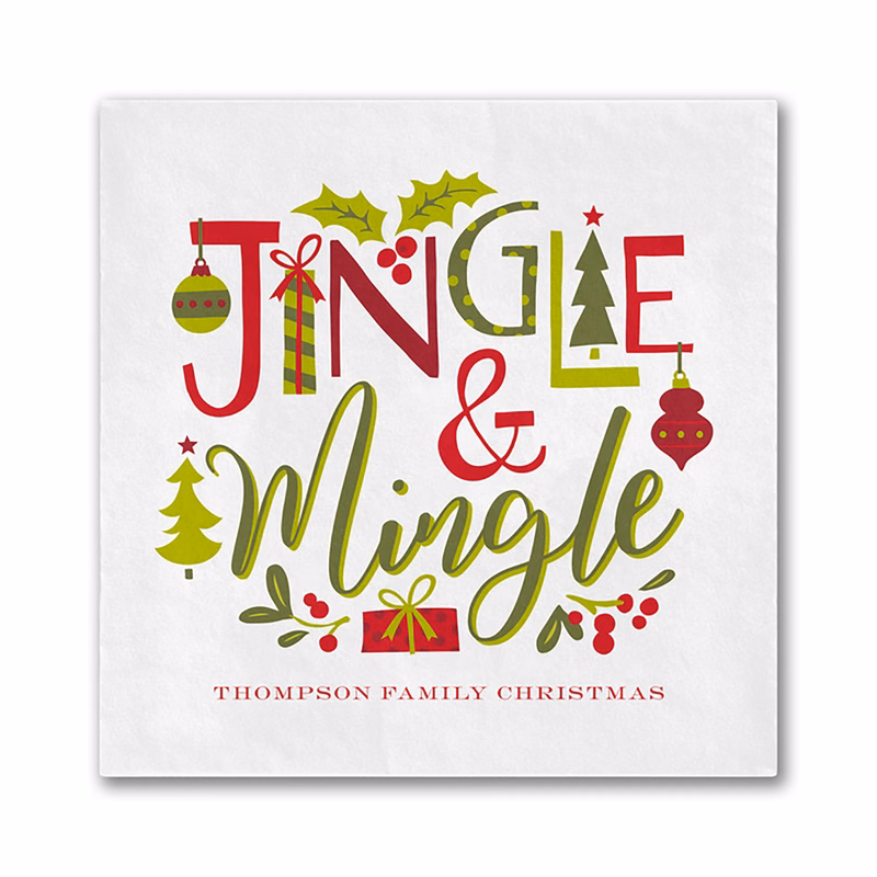 Jingle & Mingle Beverage Ooh La Color Napkin