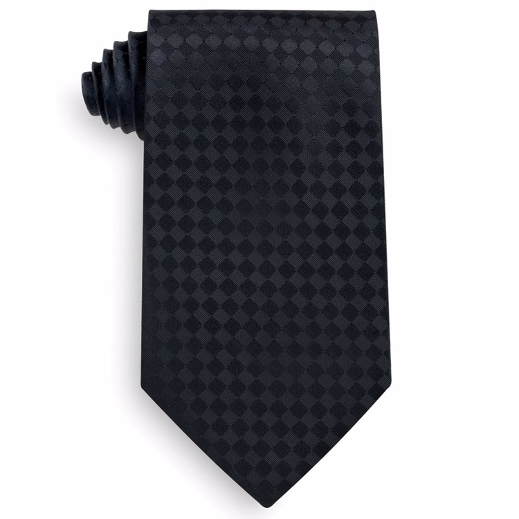 Black Beckett Tone on Tone Tie