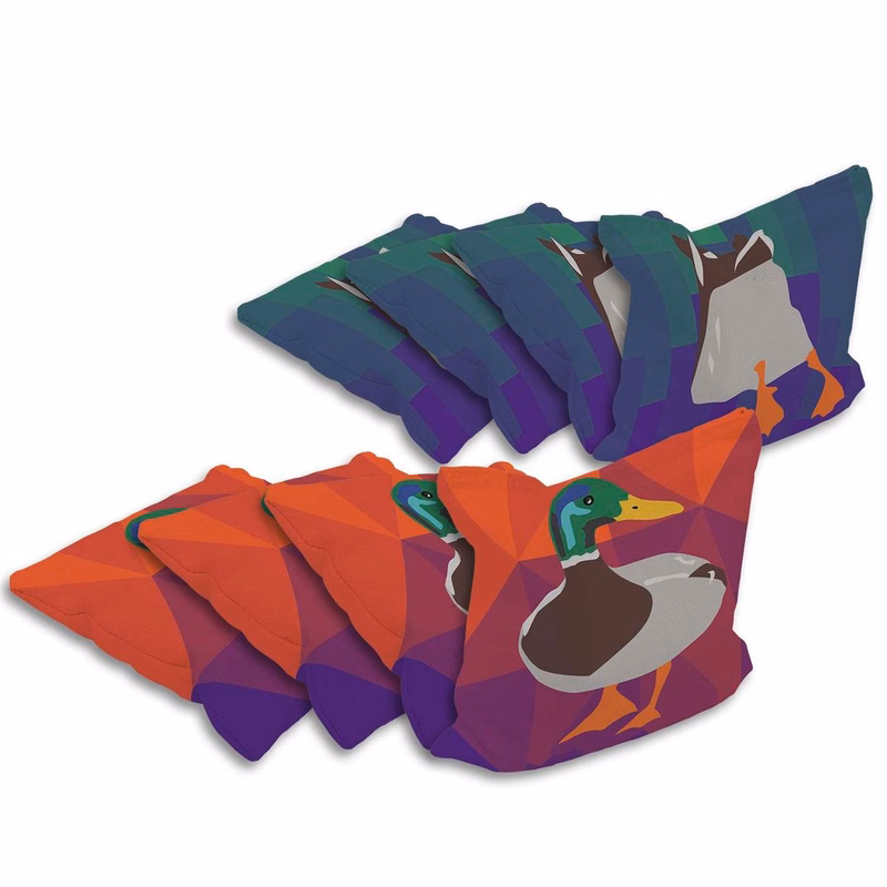 Custom Printed Double-Sided Bean Bags (Set of Eight)