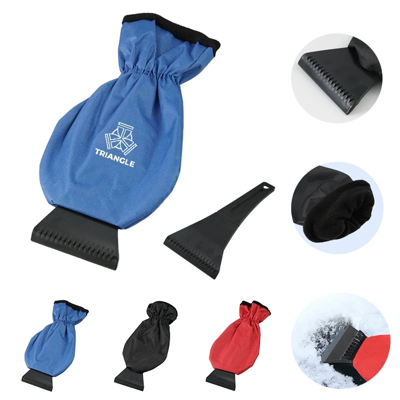 Snow Removal Cars Window Ice Scraper with Glove 1