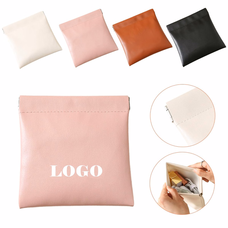 Portable PU Automatic Closure Storage Pouch
