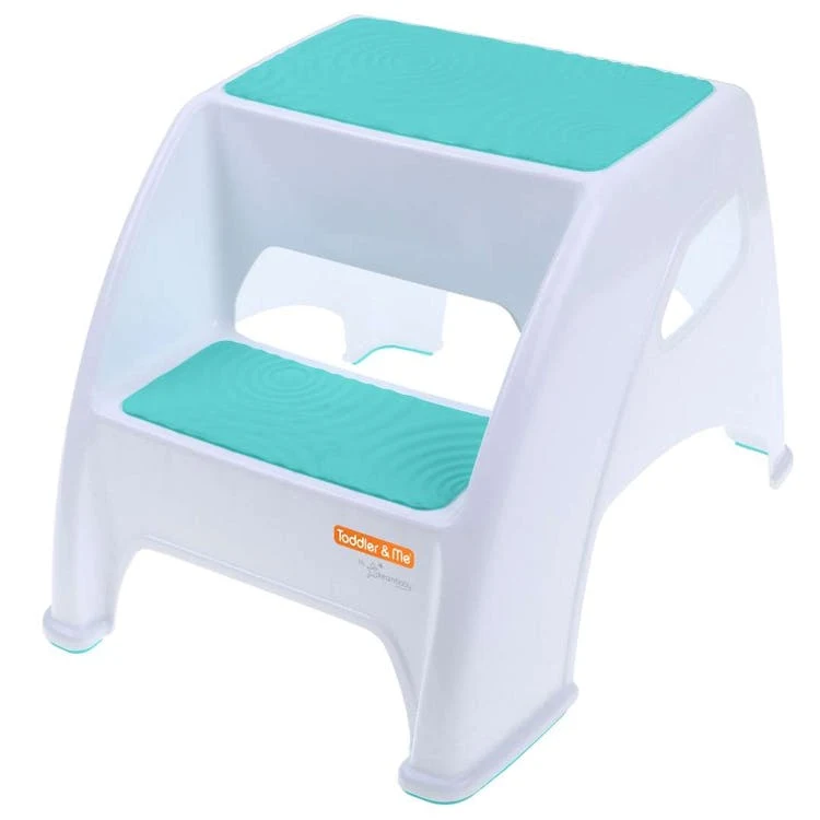 Toddler & Me Step Stools - Aqua 2 Step 1