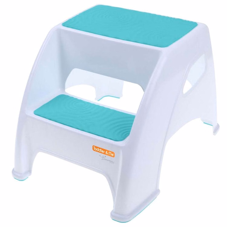 Toddler & Me Step Stools - Aqua 2 Step