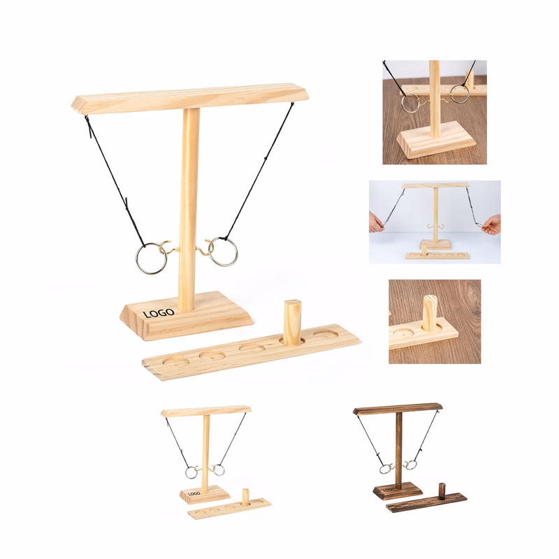 Tabletop ring toss game
