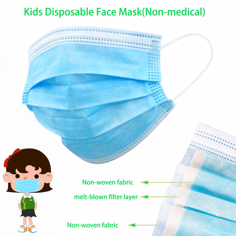 3 Ply Kids Disposable Mask