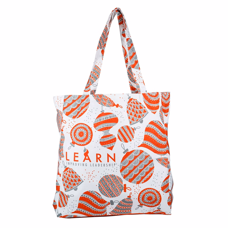Sublimated Handles Medium Full Side Gusset Tote (Ocean Freight)