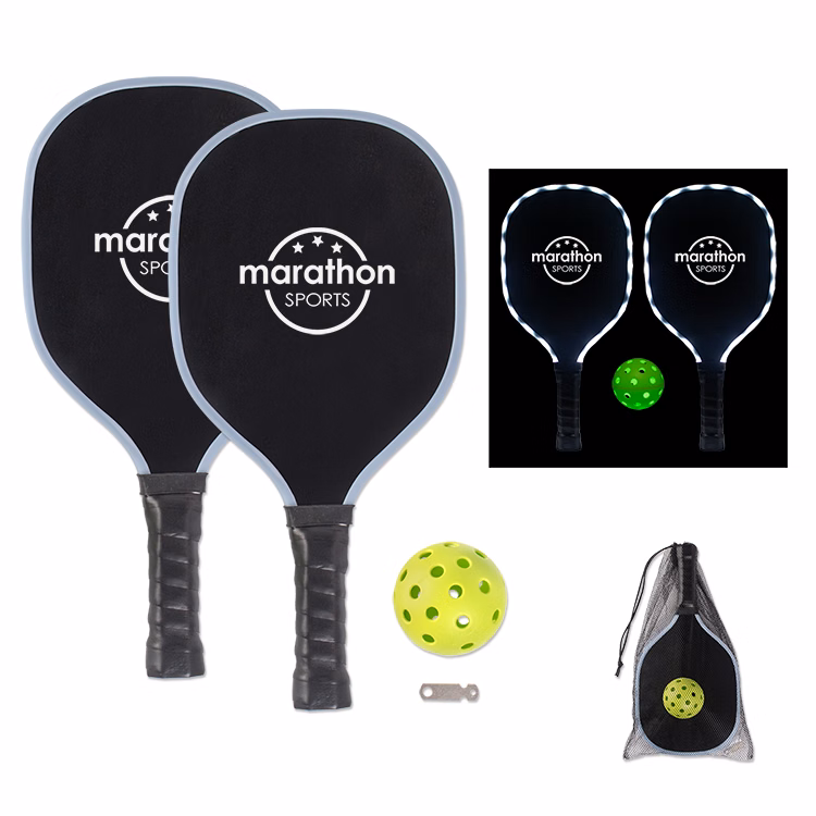 LED Pickleball Set in Mesh Bag