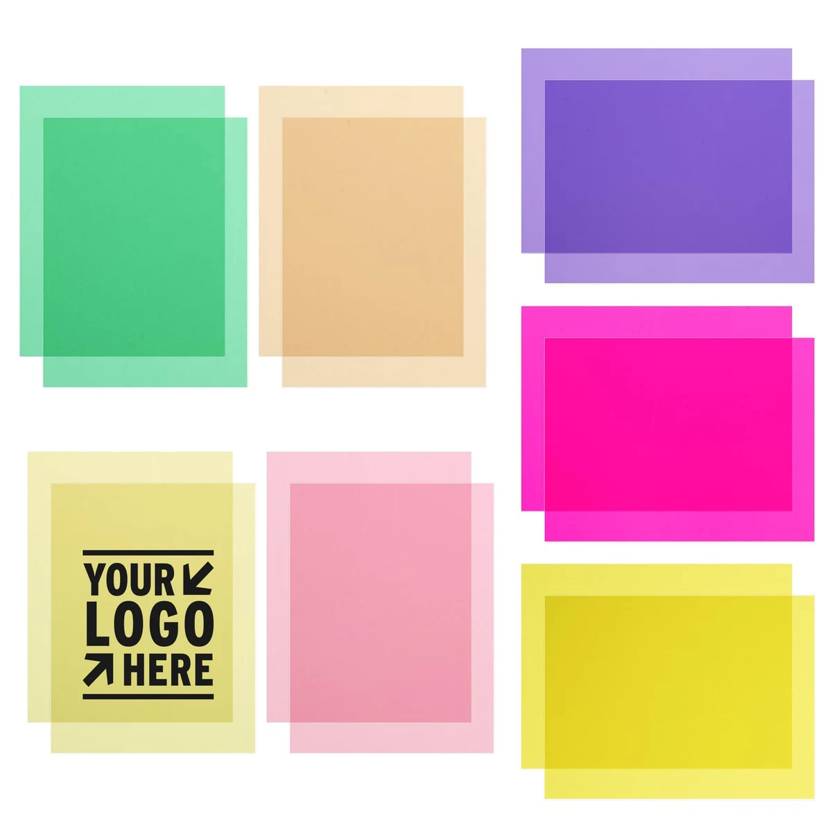 8.5 x 11 Inch Colored Overlays for Dyslexia 1