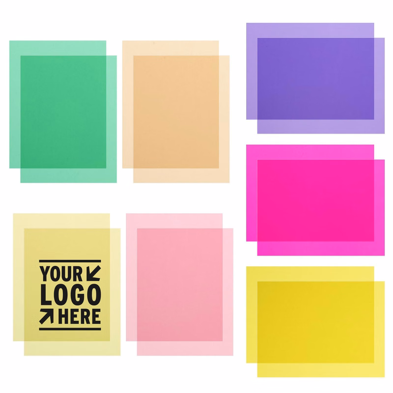8.5 x 11 Inch Colored Overlays for Dyslexia