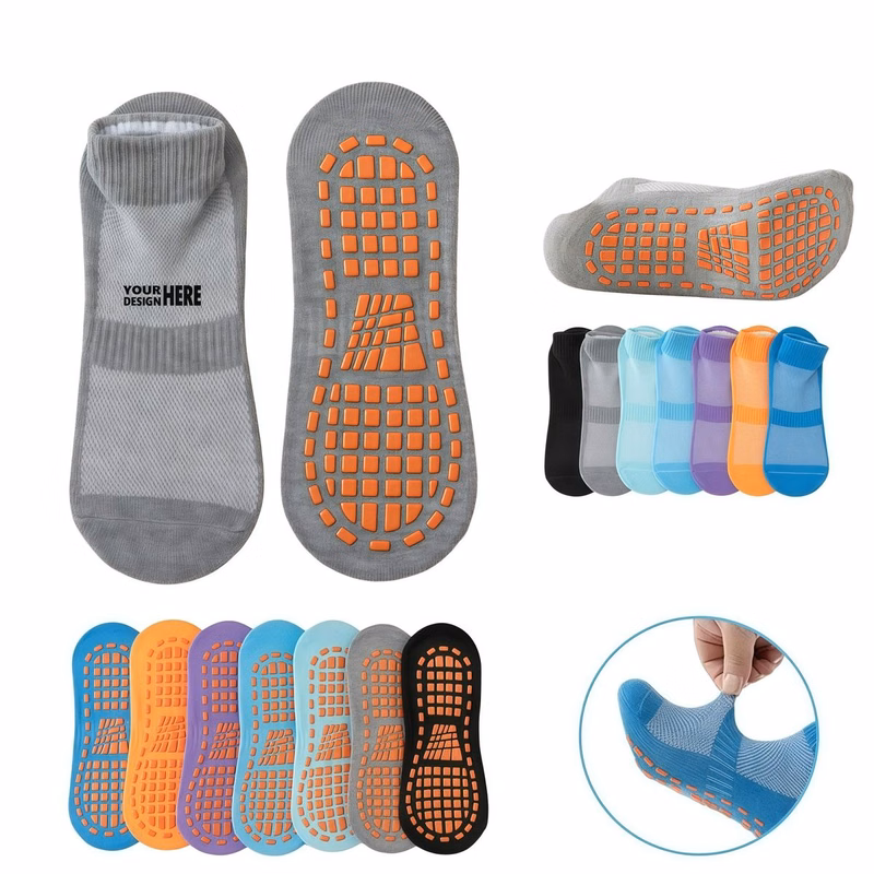 Anti-Skid Athletic Socks for Adults, Pilates & Playgrounds