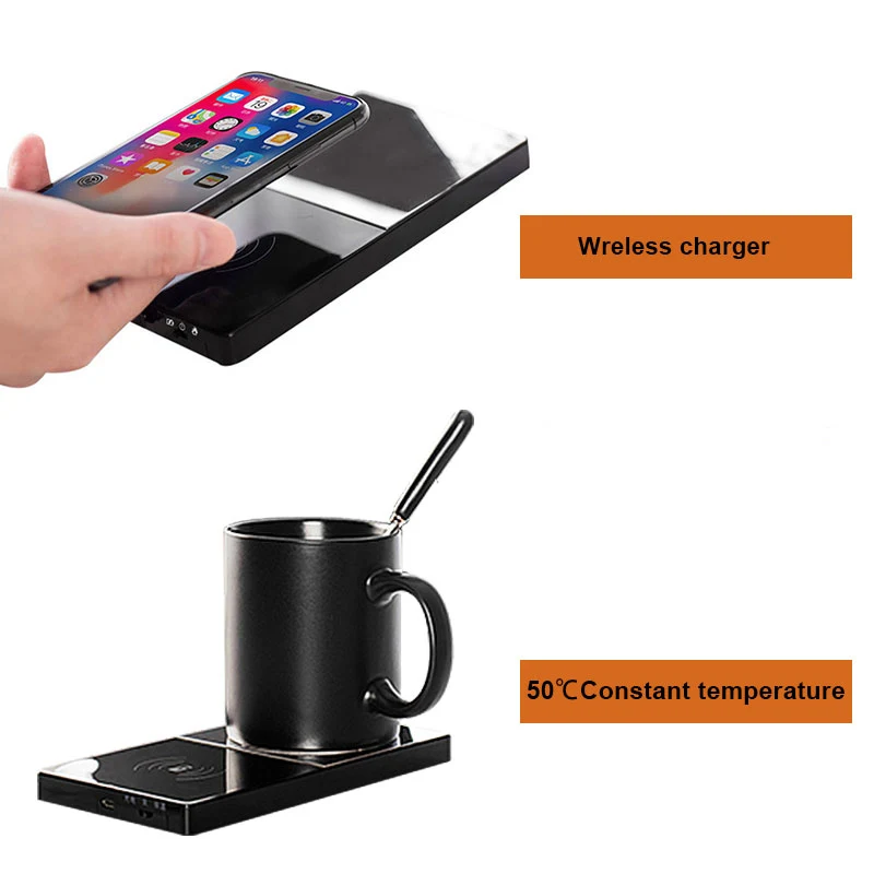 Coffee Mug Warmer Wireless Charger Mirror 1