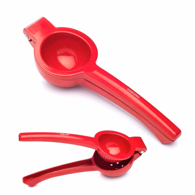Red Customize Printed Hand Work Lemon Squeezer