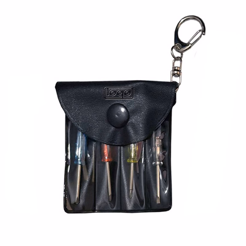 4-Piece Mini Screwdriver Tool Set w/ Storage Pouch