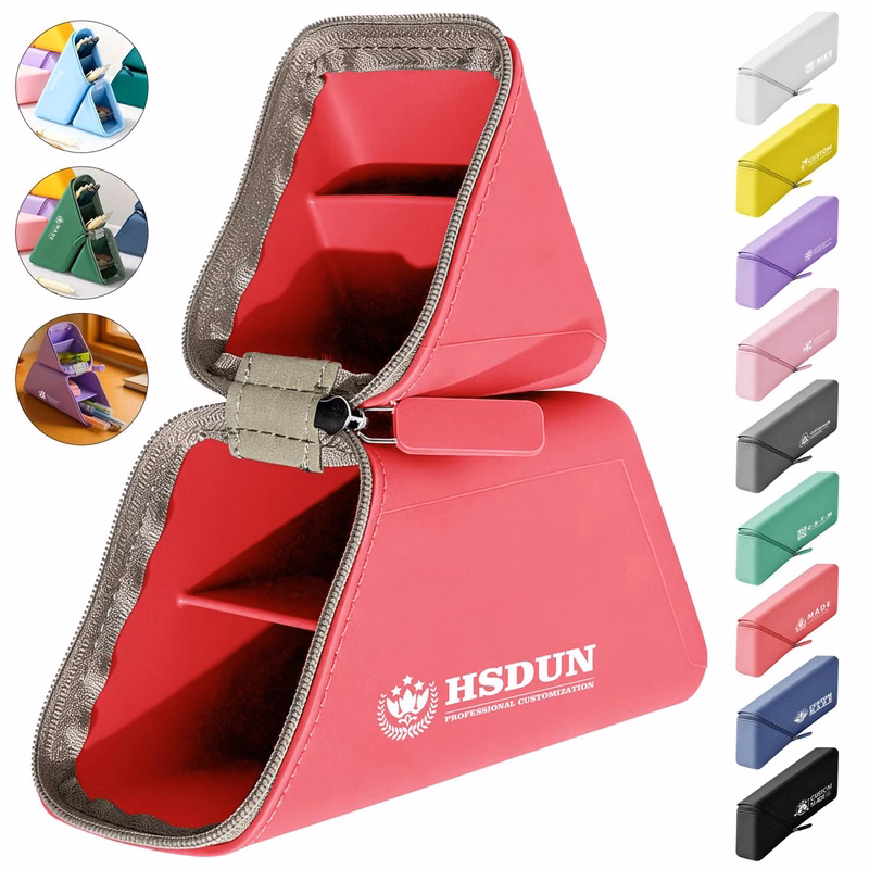Silicone Pencil Case With Zippere