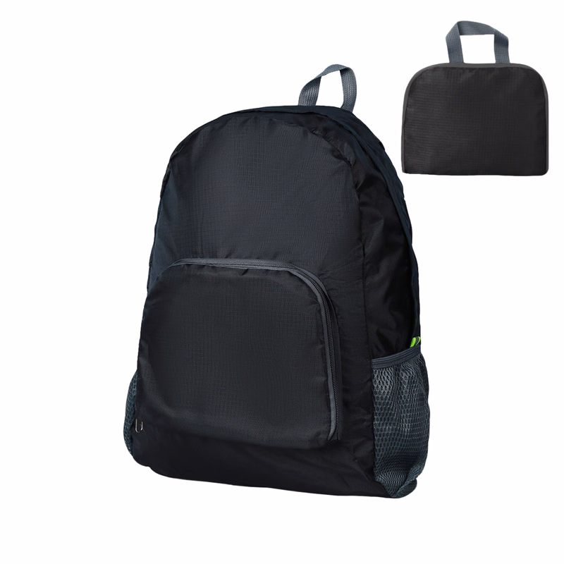 210D Ripstop Foldable Travel Backpack 12" Length x 6.5" Width x 16.5" Height
