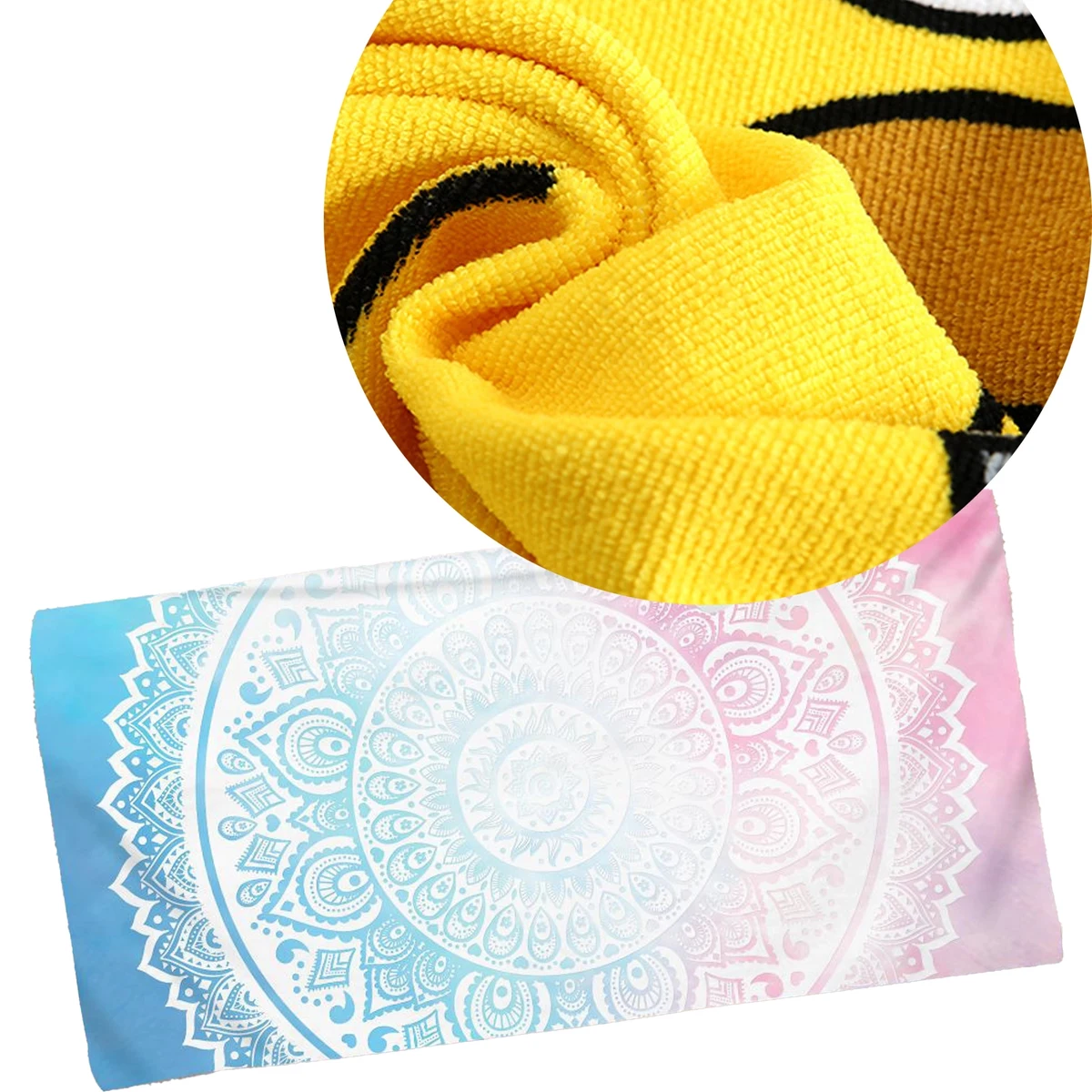 Full Color Microfiber Quick Dry Beach Towel 1