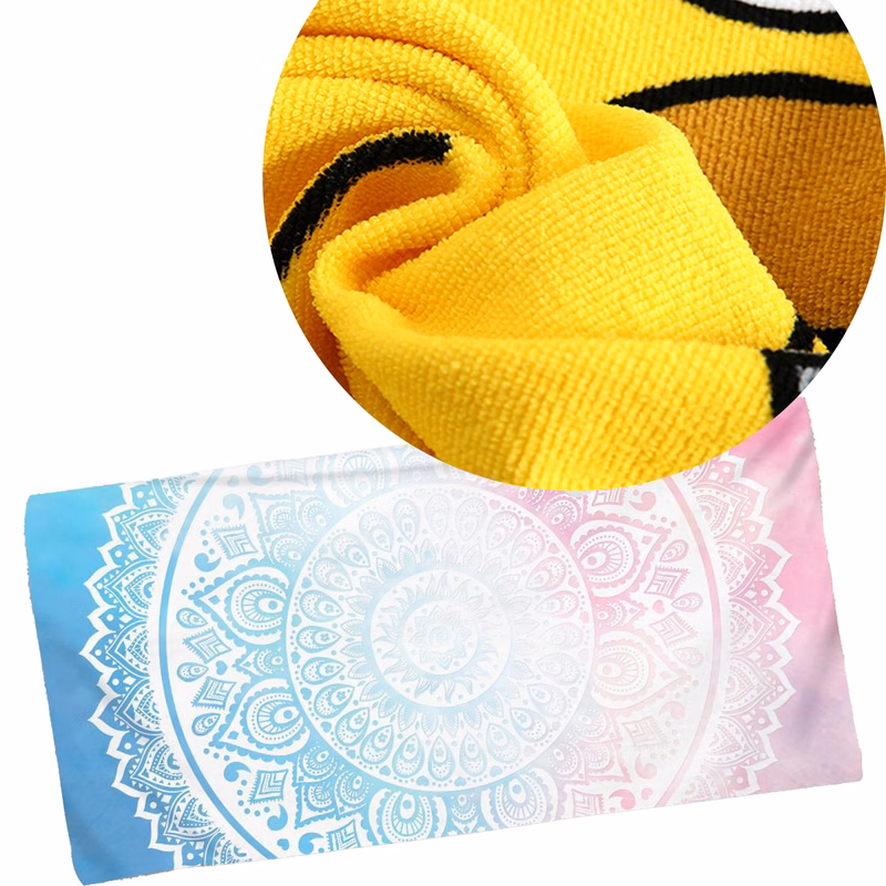 Full Color Microfiber Quick Dry Beach Towel