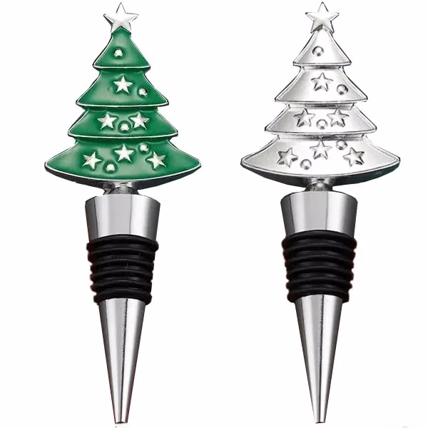 Christmas Tree Metal Wine Stopper