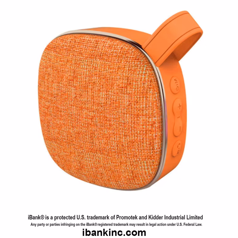 iBank ® Compact Waterproof Bluetooth Speaker with TF Card Slot & FM Radio