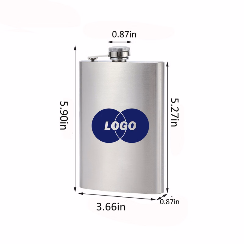 The 9oz Stainless Steel Hip Flask