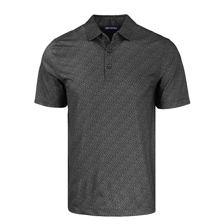 Cutter & Buck Pike Eco Pebble Print Stretch Recycled Polo 1