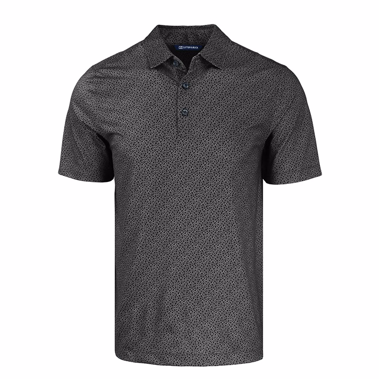 Cutter & Buck Pike Eco Pebble Print Stretch Recycled Polo